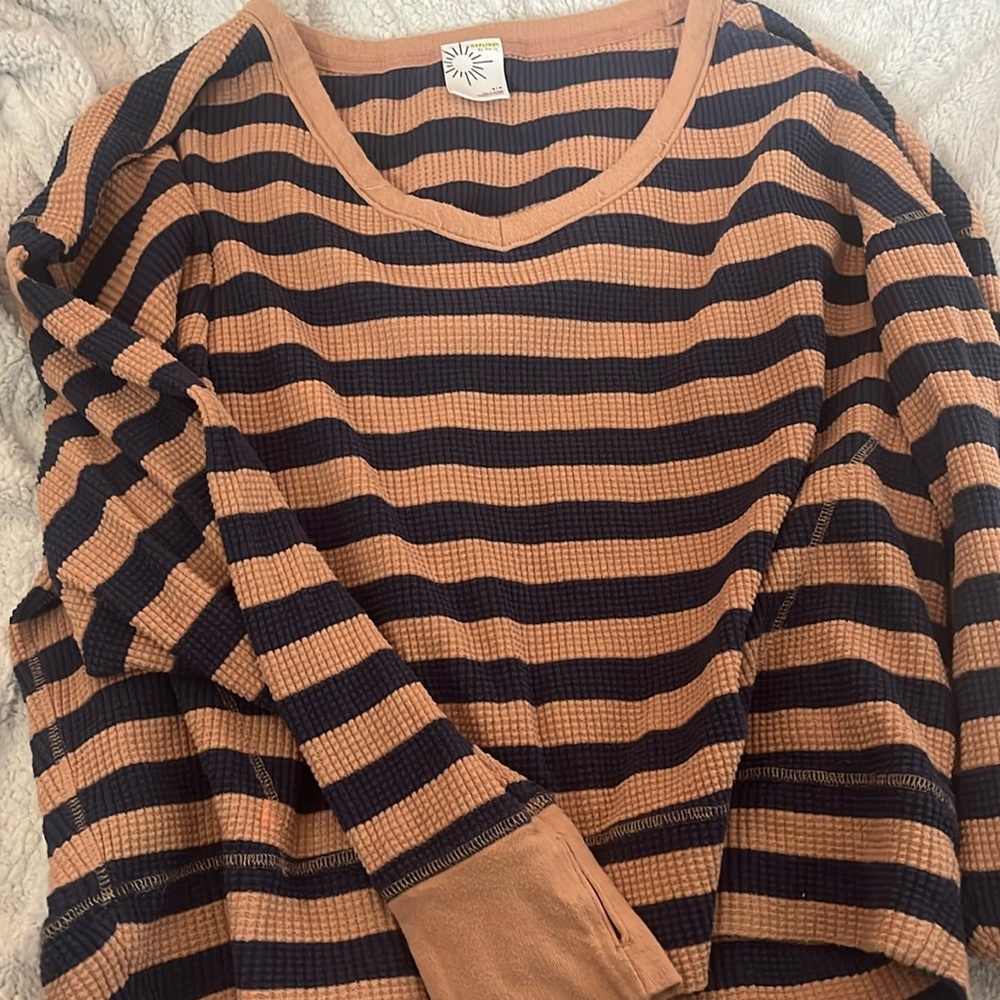 aerie offline v neck oversized sweater